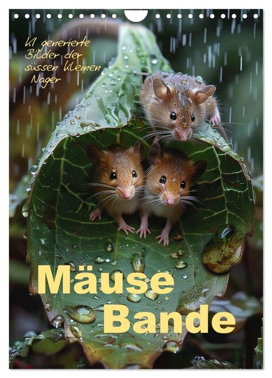 Produktbild: M&auml;usebande (Wandkalender 2026 DIN A4 hoch), CALVENDO Monatskalender