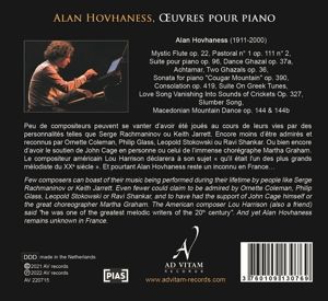 Produktbild: Alan Hovhaness: uvres pour piano