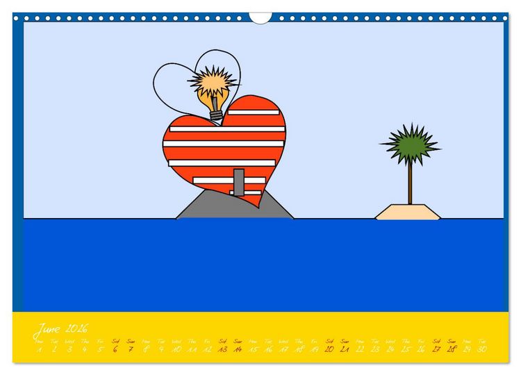 Produktbild: Lighthouse lights my way (Wall Calendar 2026 DIN A3 landscape), CALVENDO 12 Month Wall Calendar