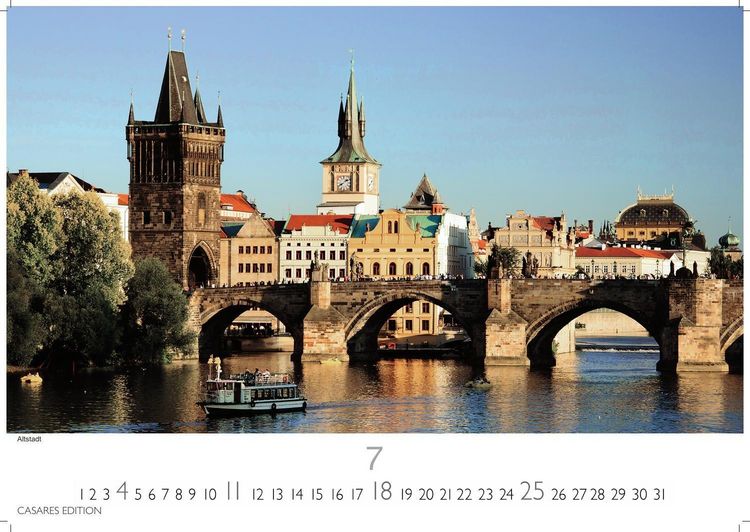 Produktbild: Prag Kalender 2027 &ndash; Wandkalender | Fotokalender 24x35cm - Hochwertige Fotos von Prags bekanntesten Bauwerken, historischen Pl&auml;tzen und malerischen Ecken