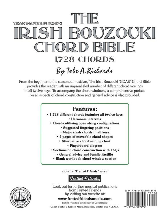 Produktbild: The Irish Bouzouki Chord Bible