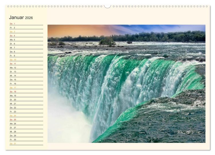 Produktbild: Gewaltige Natur - bedrohlich und sch&ouml;n (Wandkalender 2026 DIN A2 quer), CALVENDO Monatskalender