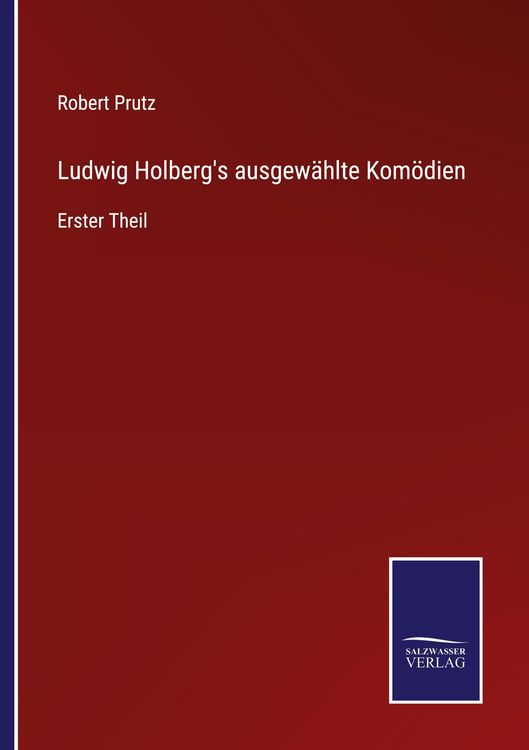 Produktbild: Ludwig Holberg's ausgew&auml;hlte Kom&ouml;dien