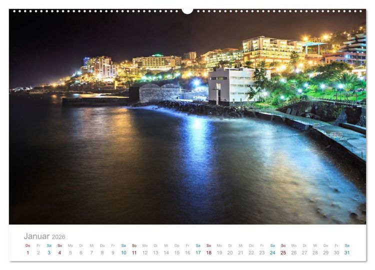 Produktbild: Funchal - Madeiras stolze Hauptstadt (hochwertiger Premium Wandkalender 2026 DIN A2 quer), Kunstdruck in Hochglanz