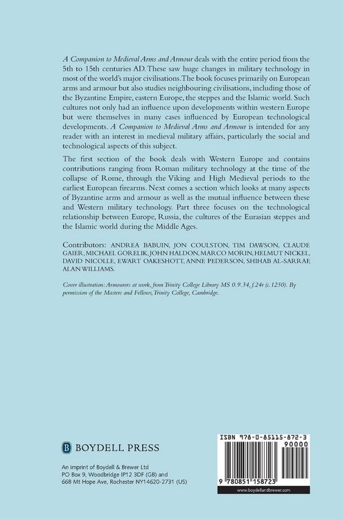 Produktbild: A Companion to Medieval Arms and Armour