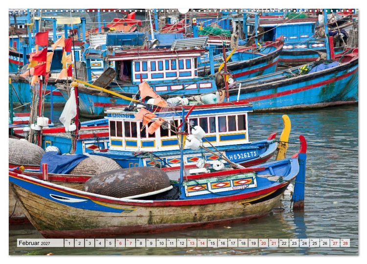 Produktbild: Vietnam - Momente einer Reise (Wandkalender 2027 DIN A2 quer), CALVENDO Monatskalender