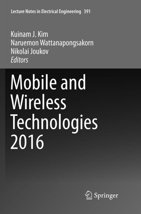 Produktbild: Mobile and Wireless Technologies 2016