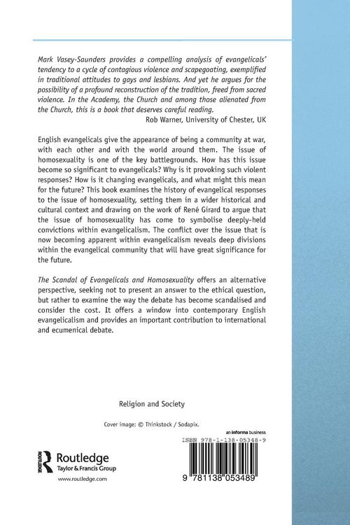 Produktbild: The Scandal of Evangelicals and Homosexuality