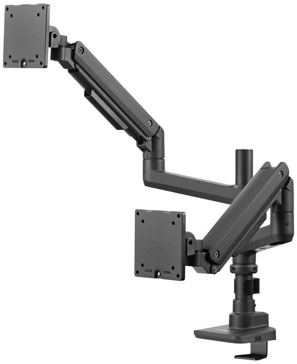 Produktbild: SpeaKa Professional Monitorhalterung SP-MM-980 2 Display(s) 43,2 cm (17") - 124,5 cm (49") Schwarz H&ouml;henverstellbar, Neigbar, Schwenkbar