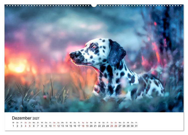 Produktbild: Dalmatiner - Mehr als nur Punkte! (Wandkalender 2027 DIN A2 quer), CALVENDO Monatskalender