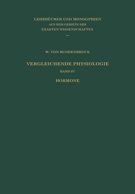 Produktbild: Vergleichende Physiologie