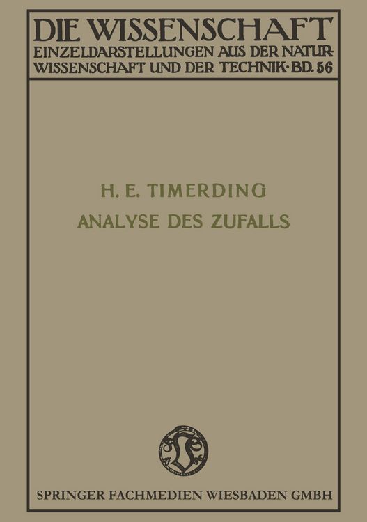 Produktbild: Die Analyse des Zufalls