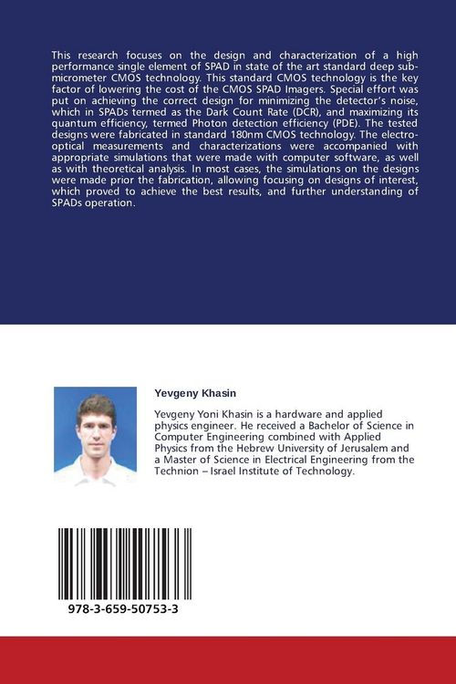 Produktbild: Characterization of Single Photon Avalanche Diode in CMOS Technology