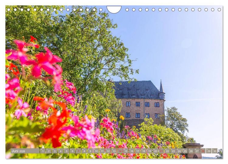 Produktbild: Marburg an der Lahn (Wandkalender 2026 DIN A4 quer), CALVENDO Monatskalender