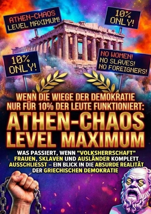 Produktbild: Wenn Die Wiege Der Demokratie Nur F&uuml;r 10% Der Leute Funktionierte: Athen-Chaos Level Maximum