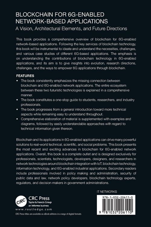 Produktbild: Blockchain for 6G-Enabled Network-Based Applications