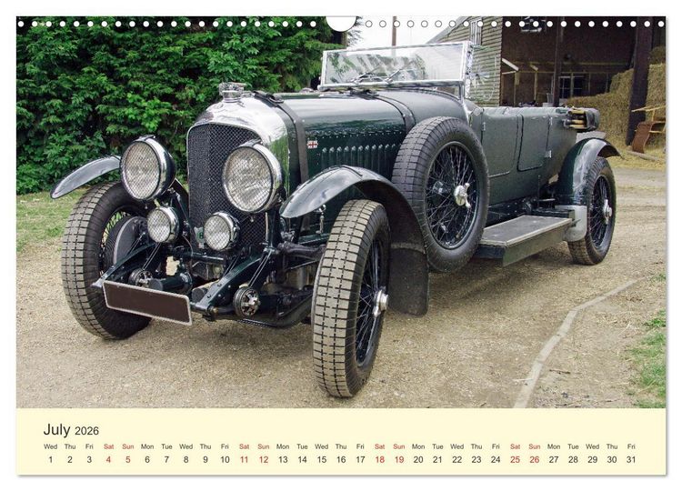 Produktbild: Iconic British Cars (Wall Calendar 2026 DIN A3 landscape), CALVENDO 12 Month Wall Calendar