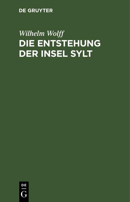 Produktbild: Die Entstehung der Insel Sylt