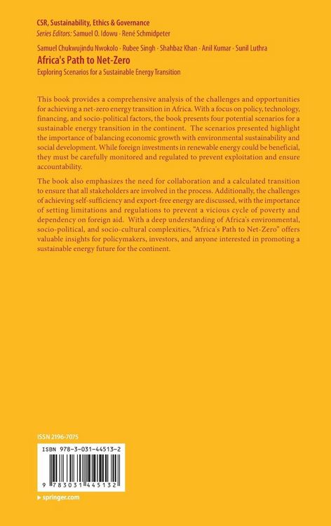 Produktbild: Africa's Path to Net-Zero