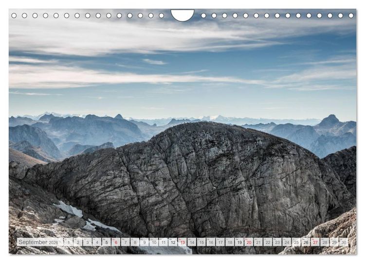 Produktbild: "Bergpixel" Faszination Bergwandern (Wandkalender 2026 DIN A4 quer), CALVENDO Monatskalender