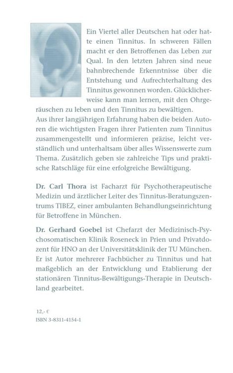 Produktbild: 100 Fragen zum Tinnitus