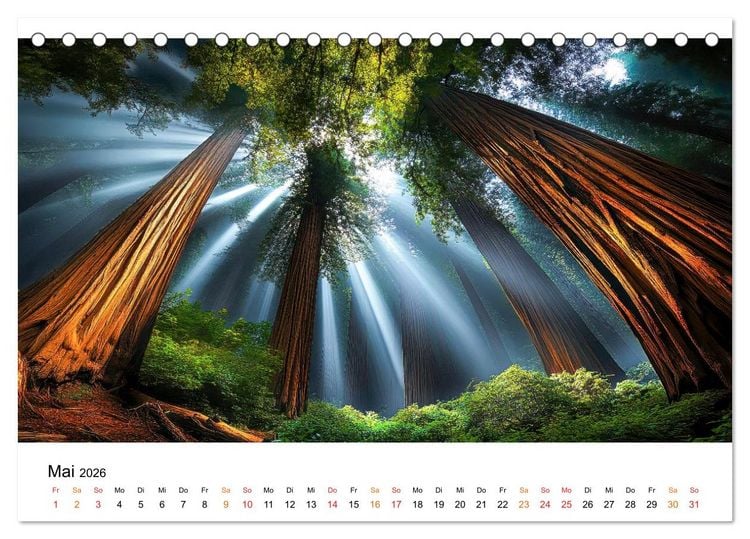 Produktbild: Stadt.Land.Welt. - eine Reise in Bildern (Tischkalender 2026 DIN A5 quer), CALVENDO Monatskalender