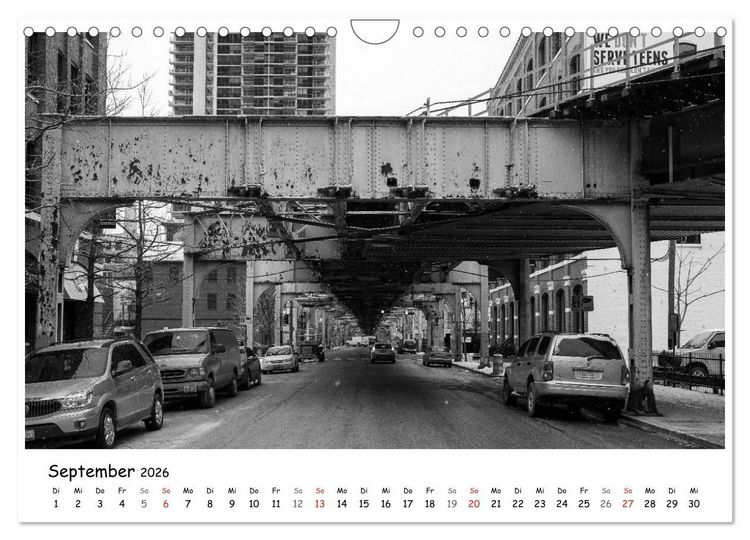 Produktbild: Chicago 2026 (Wandkalender 2026 DIN A4 quer), CALVENDO Monatskalender