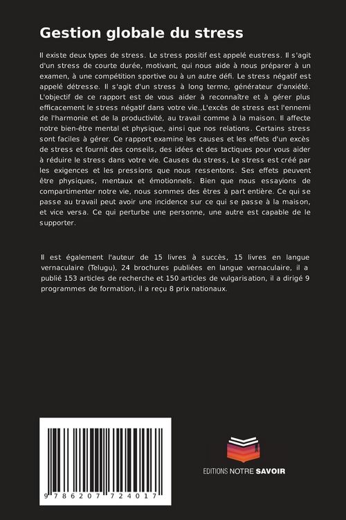 Produktbild: Gestion globale du stress