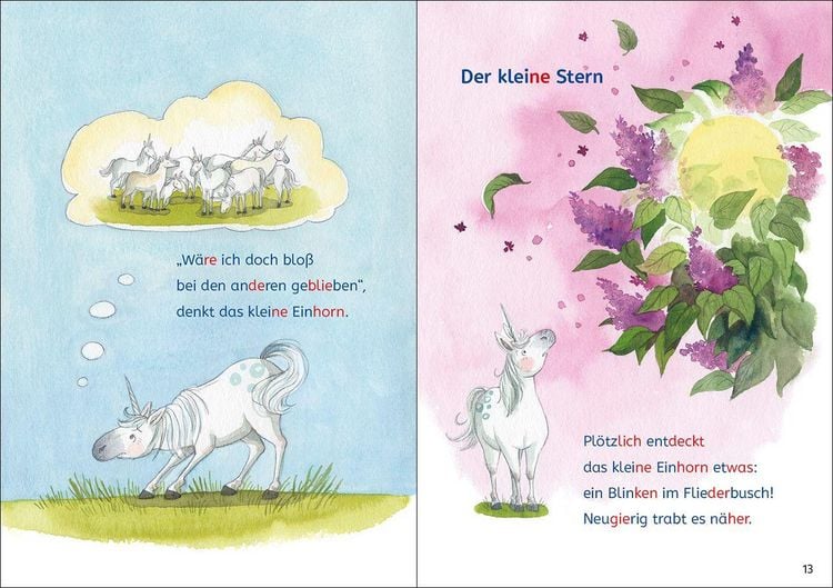 Produktbild: Lesel&ouml;wen Lesetraining 1. Klasse - Ein Stern f&uuml;r das kleine Einhorn