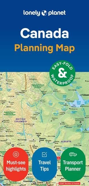 Produktbild: Lonely Planet Canada Planning Map