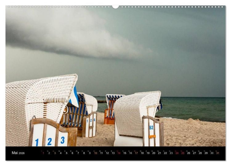 Produktbild: Sehnsucht Hiddensee 2026 (Wandkalender 2026 DIN A2 quer), CALVENDO Monatskalender