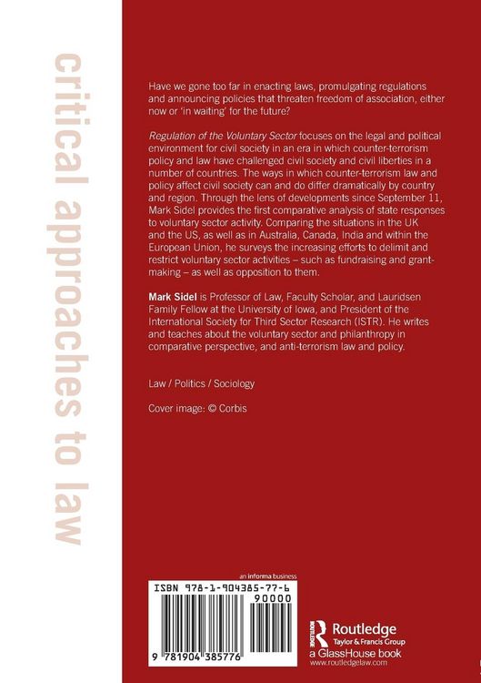 Produktbild: Regulation of the Voluntary Sector