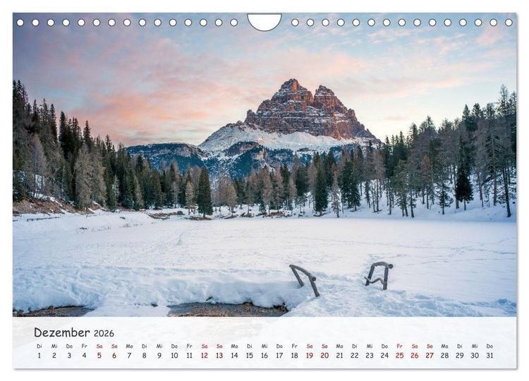 Produktbild: Italien - zwischen Dolomiten und Amalfik&uuml;ste (Wandkalender 2026 DIN A4 quer), CALVENDO Monatskalender