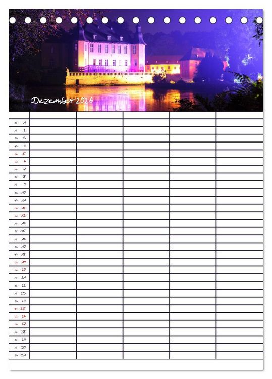 Produktbild: Rhein-Kreis Neuss - Der Familienkalender (Tischkalender 2026 DIN A5 hoch), CALVENDO Monatskalender
