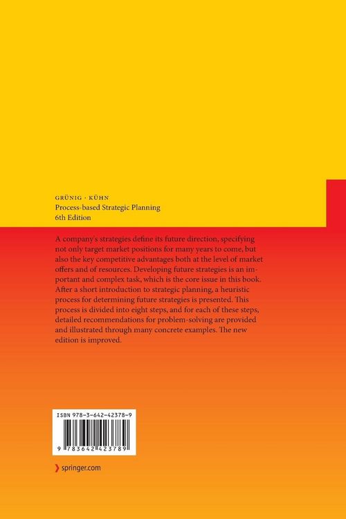 Produktbild: Process-based Strategic Planning