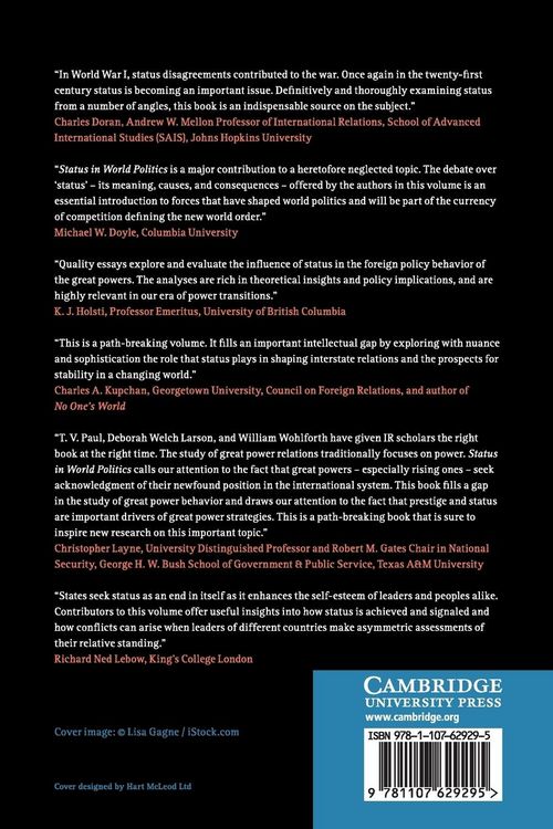 Produktbild: Status in World Politics