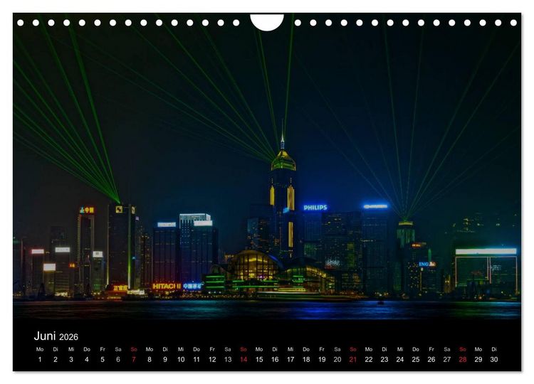 Produktbild: Hongkong (Wandkalender 2026 DIN A4 quer), CALVENDO Monatskalender