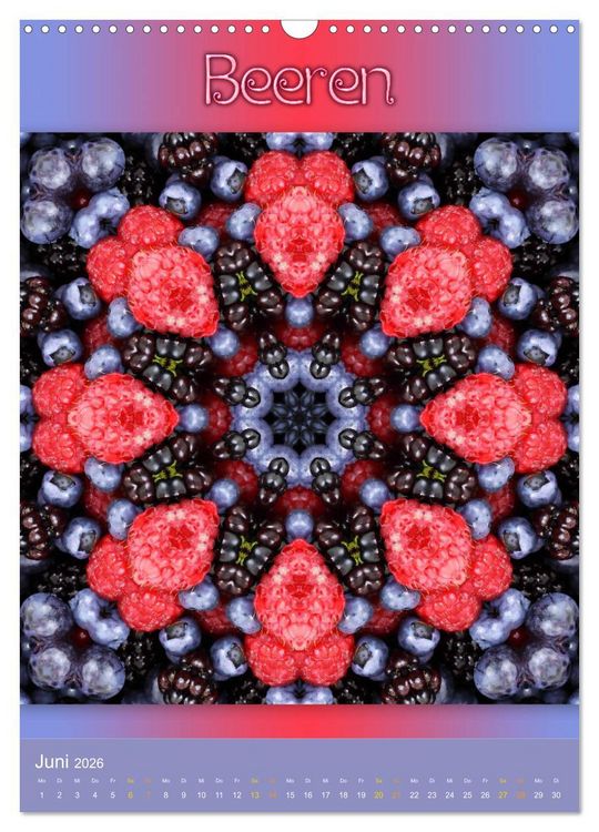 Produktbild: Kulinarische Mandalas (Wandkalender 2026 DIN A3 hoch), CALVENDO Monatskalender