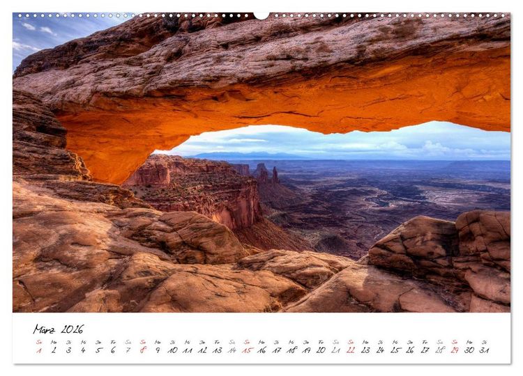Produktbild: National-Parks der USA (hochwertiger Premium Wandkalender 2026 DIN A2 quer), Kunstdruck in Hochglanz