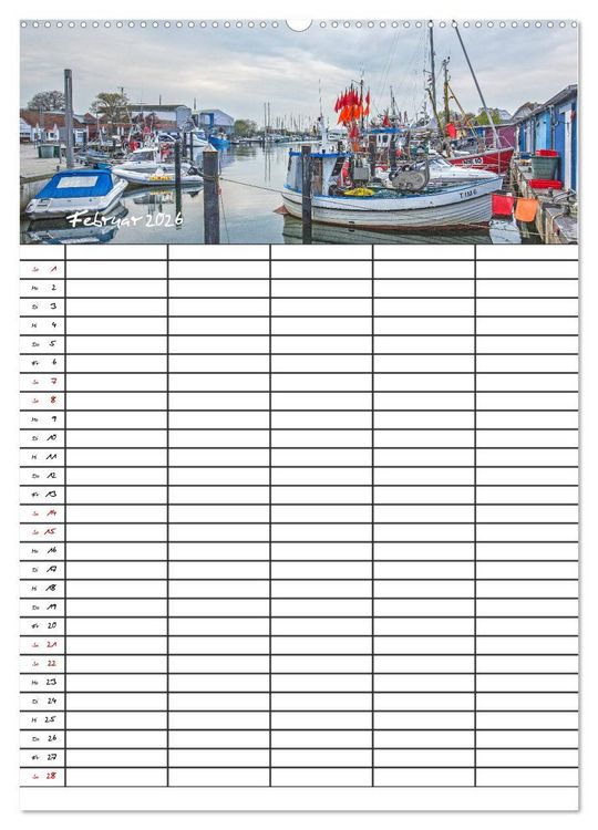 Produktbild: Timmendorfer Strand - Ostsee Urlaubsparadies (Wandkalender 2026 DIN A2 hoch), CALVENDO Monatskalender