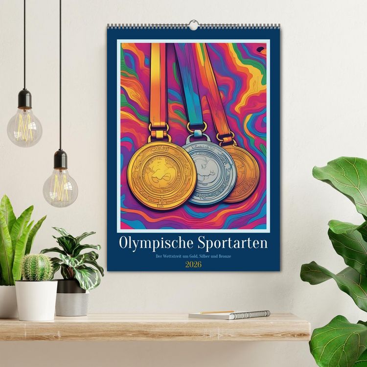 Produktbild: Olympische Sportarten (Wandkalender 2026 DIN A2 hoch), CALVENDO Monatskalender
