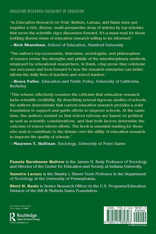 Produktbild: Education Research On Trial