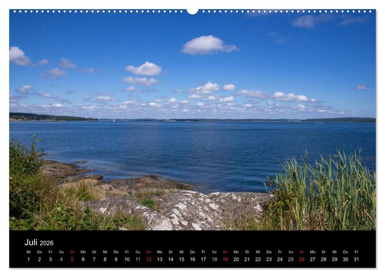 Produktbild: Wundersch&ouml;nes Schweden (Wandkalender 2026 DIN A2 quer), CALVENDO Monatskalender