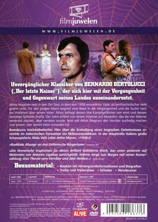 Produktbild: Die Strategie der Spinne (Filmjuwelen)