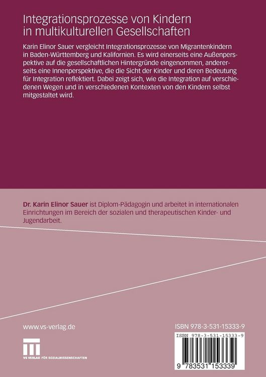Produktbild: Integrationsprozesse von Kindern in multikulturellen Gesellschaften