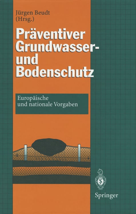 Produktbild: Pr&auml;ventiver Grundwasser- und Bodenschutz
