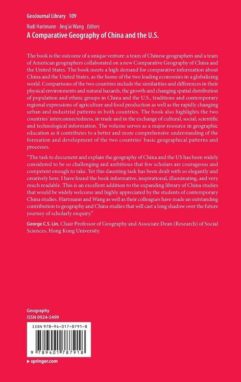 Produktbild: A Comparative Geography of China and the U.S.