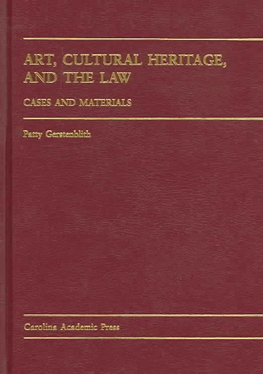 Produktbild: Art cultural heritage and the law
