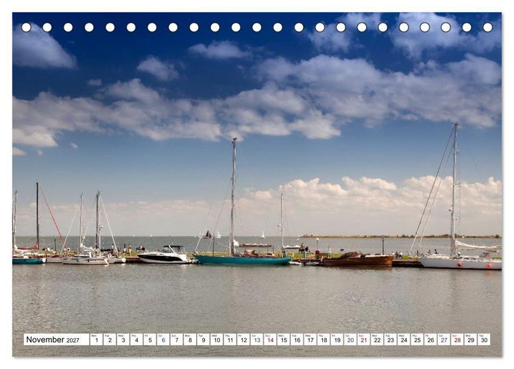 Produktbild: Discover Holland Amsterdam and the Coastal Landscapes of the Netherlands (Desk Calendar 2027 DIN A5 landscape), CALVENDO 12 Month DeskCalendar