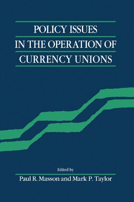 Produktbild: Policy Issues of Currency Unio
